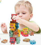 Wooden Owl Stacker toy - Owl Balancing Game